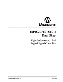 DataSheet dsPIC30F5015 pdf